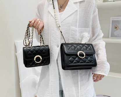 Diamond Chain Shoulder Crossbody Bag