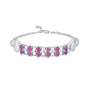 Bracelet Grenat Violet