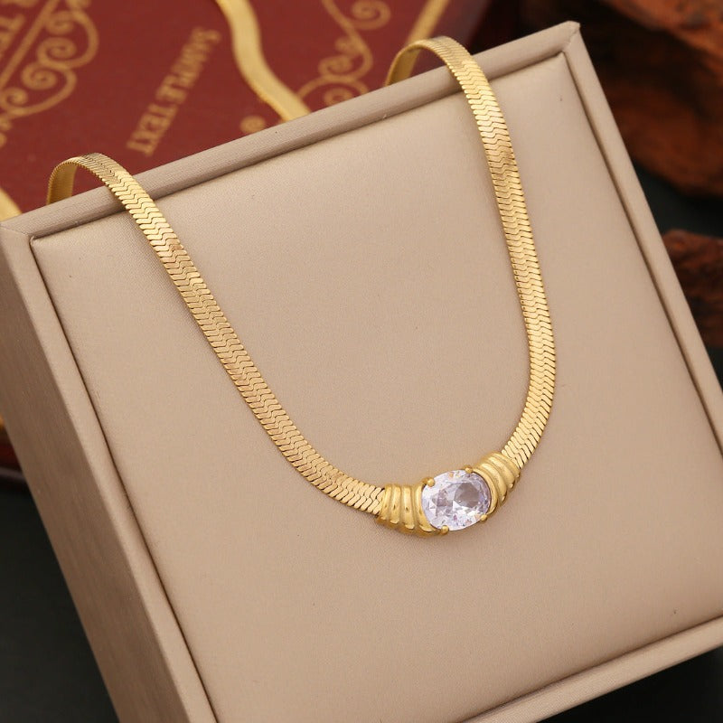 Golden Stainless Steel Jewelry Set