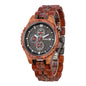 Multifunctional Men's Steel Wood Watch