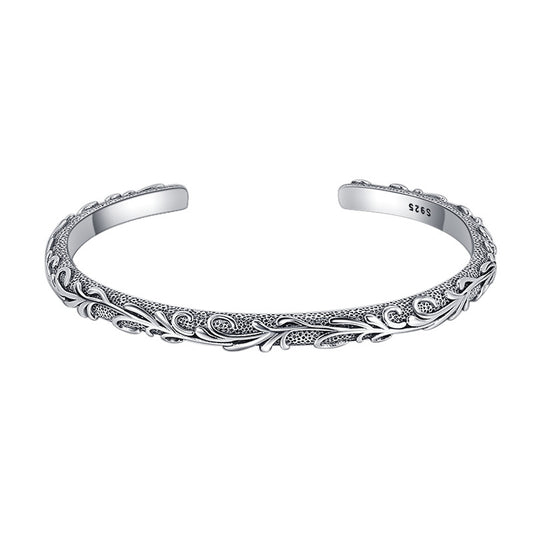 Bracelet sculpté en herbe Tang