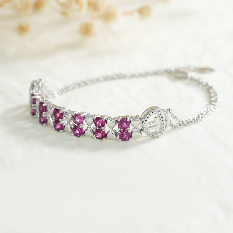 Purple Garnet Bracelet