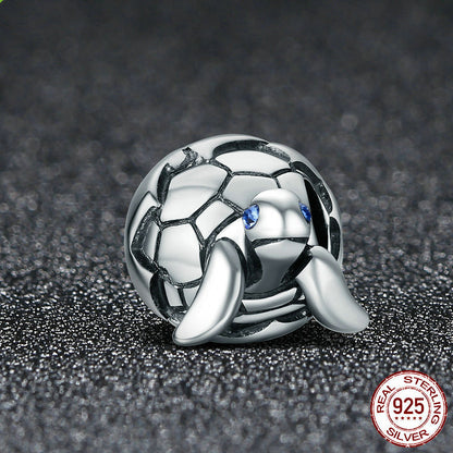 Sterling Silver Turtle Bead