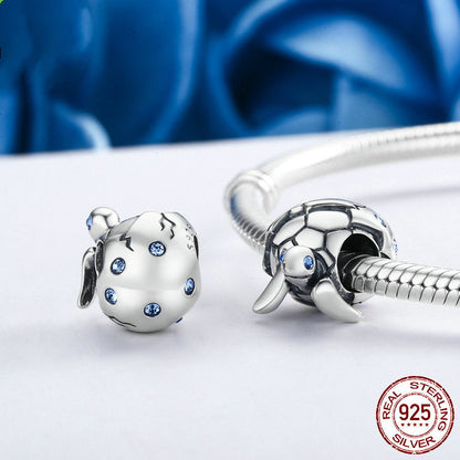 Sterling Silver Turtle Bead