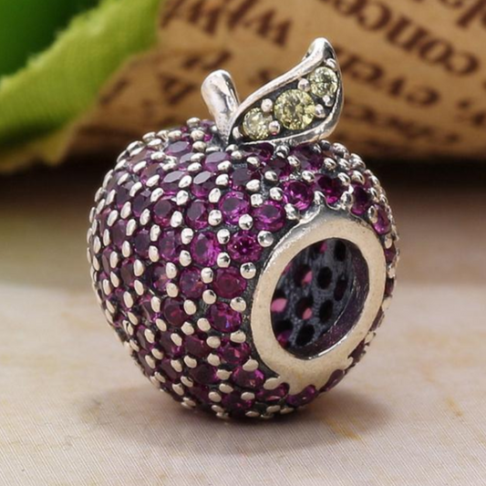 Fruit Full Of Diamond Sterling Beads