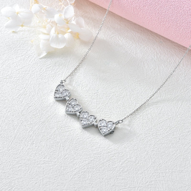 Folded Heart Necklace