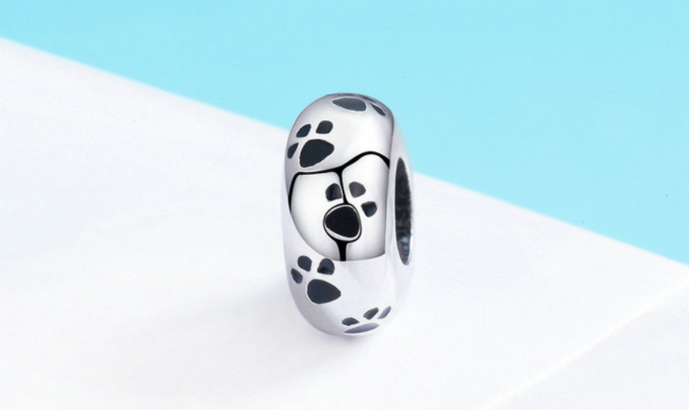 sterling silver Animal separated silicone beads