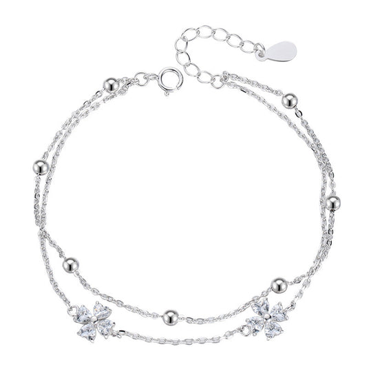 Four-Leaf Clover Bracelet