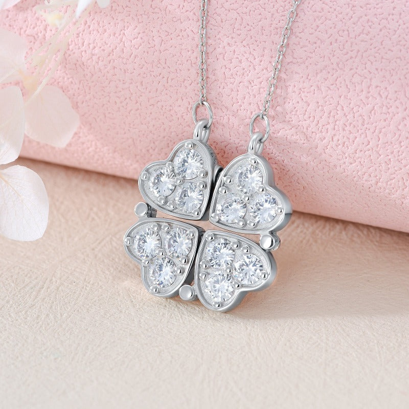 Folded Heart Necklace