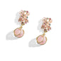 Floral Crystal Earrings