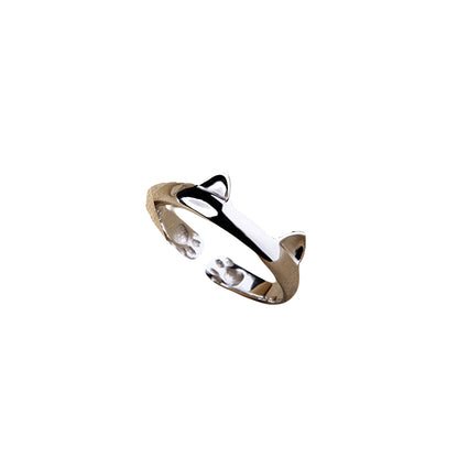 Cat Paw Ring Sterling Silver