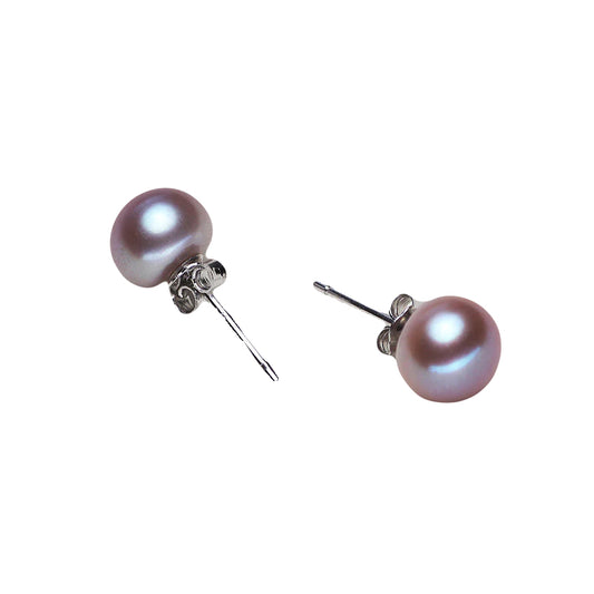 Simple Freshwater Pearl Earrings