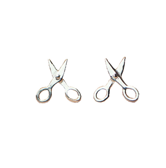 Boucle d'oreille mignonne en petits ciseaux