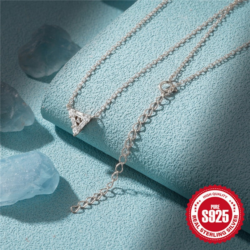 Triangle Diamond Necklace