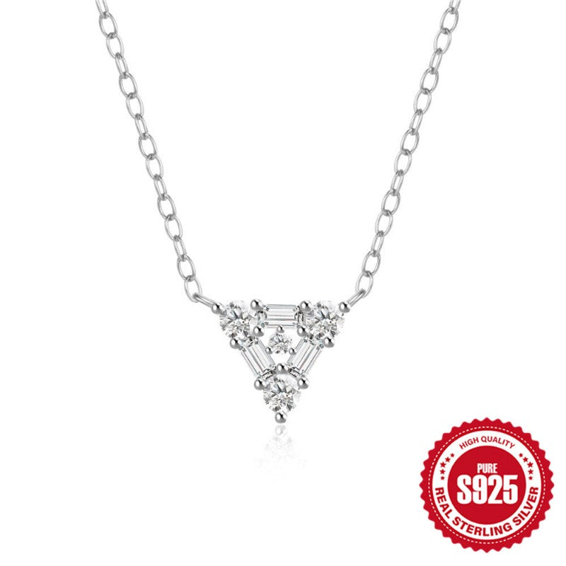 Triangle Diamond Necklace