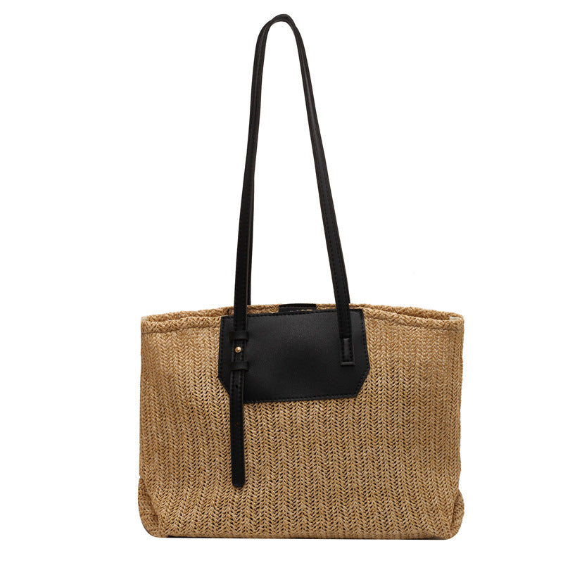 Woven Large Capacity Handbag