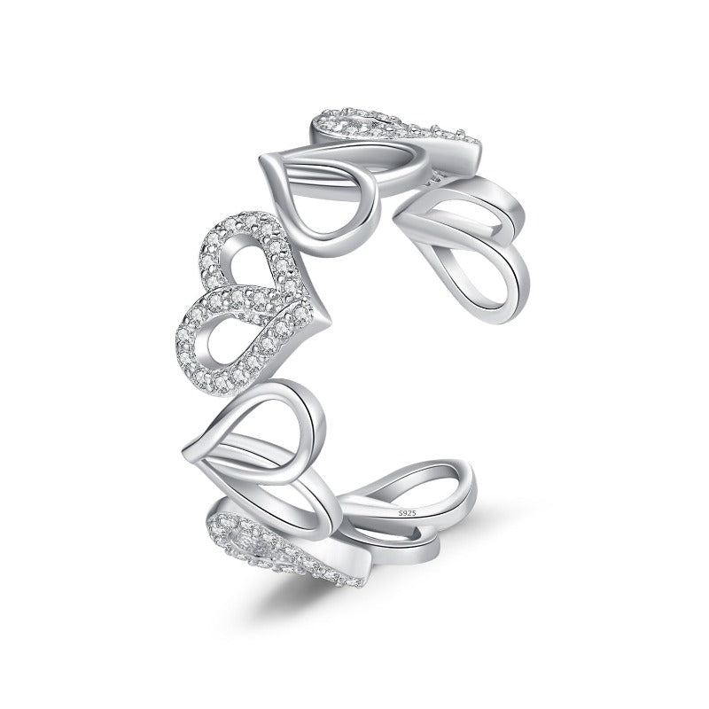 Love Heart-shaped Ring