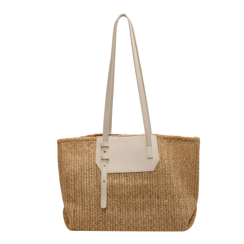 Woven Large Capacity Handbag