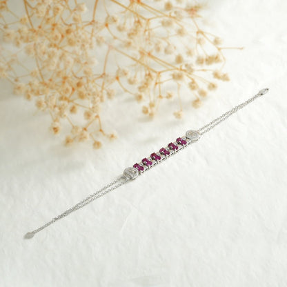 Purple Garnet Bracelet