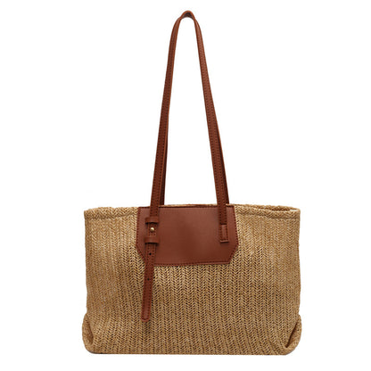 Woven Large Capacity Handbag