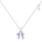 Fairy Feather Sterling Silver Necklace