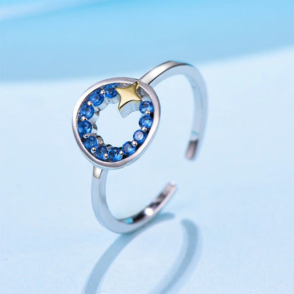 Bague Étoile Bleue