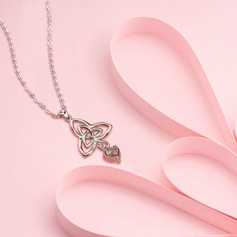 Heart Shaped Sterling Silver Necklace