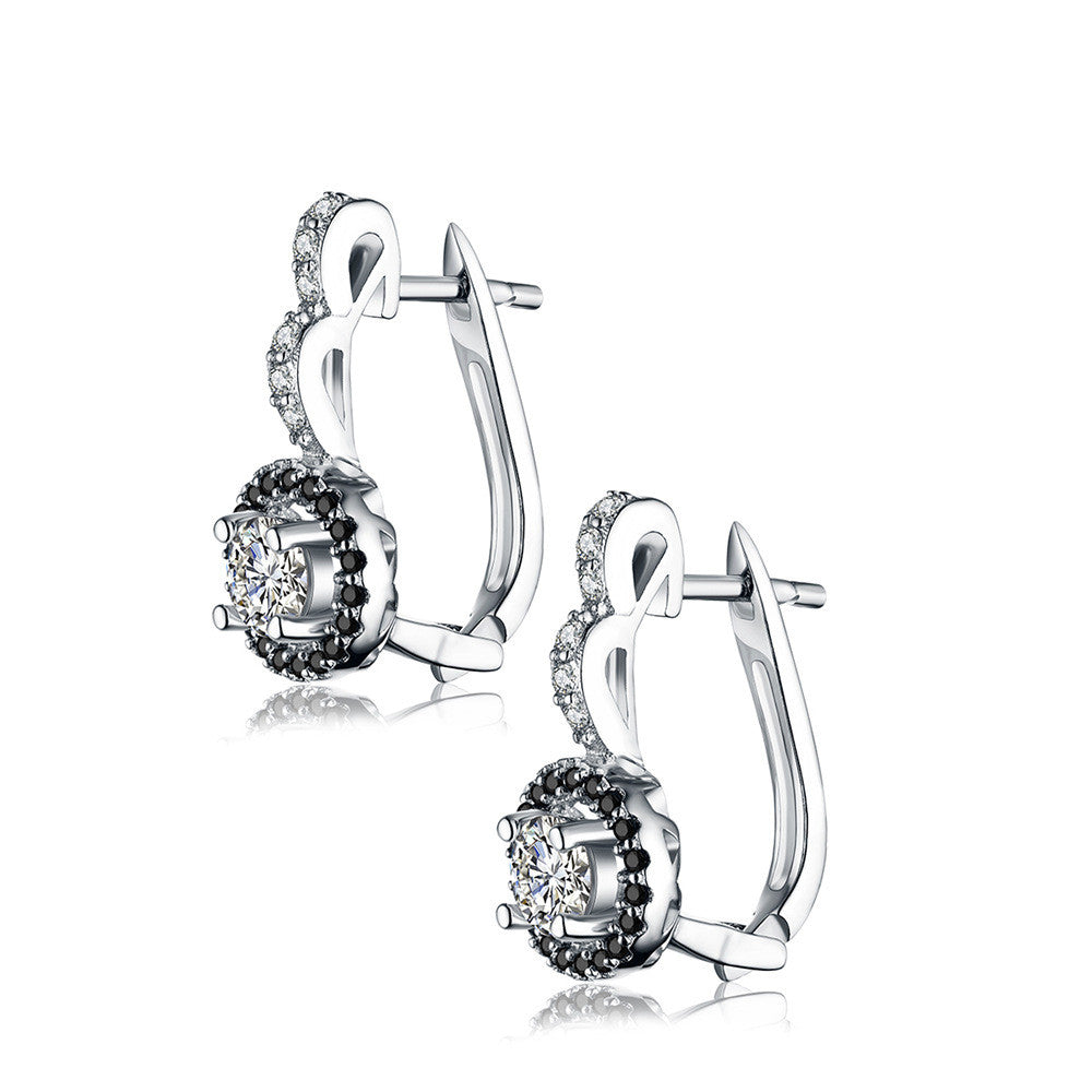 Boucles d'oreilles longues en argent sterling