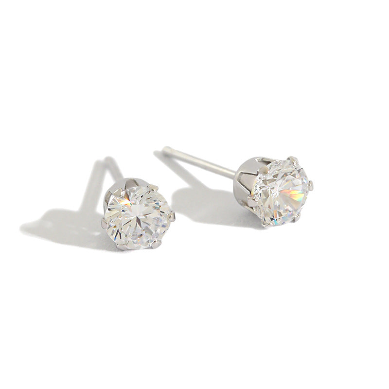 Boucles d'oreilles simples en argent