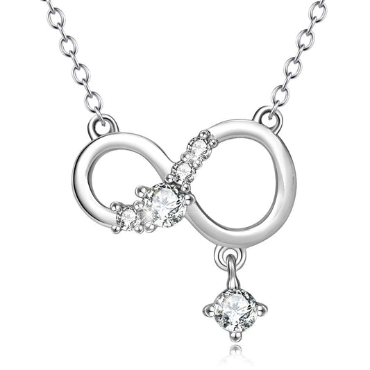 Sterling Silver Infinity Necklace