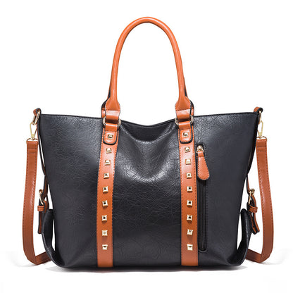 Large Leather Shoulder Bag For Ladies