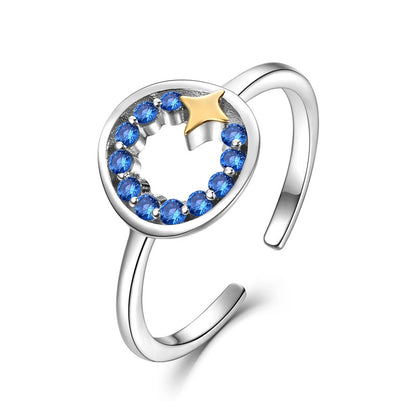 Bague Étoile Bleue