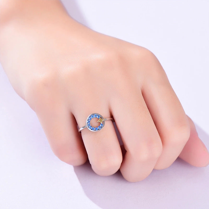 Bague Étoile Bleue