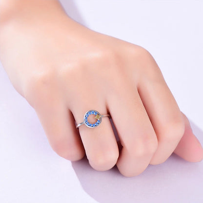 Bague Étoile Bleue