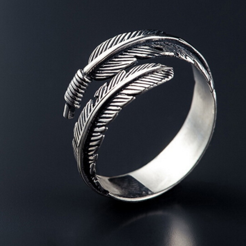 Antique Feather Ring