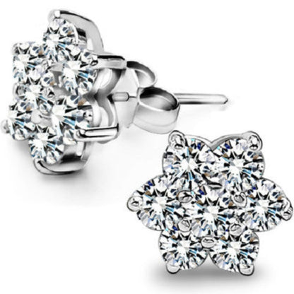 Snowflake Stud Earrings