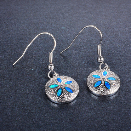 Flower Earrings From Sterling Silver