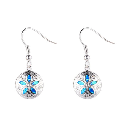 Boucles d'oreilles à fleurs en argent sterling