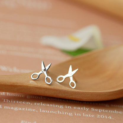 Cute Small Scissors Earring