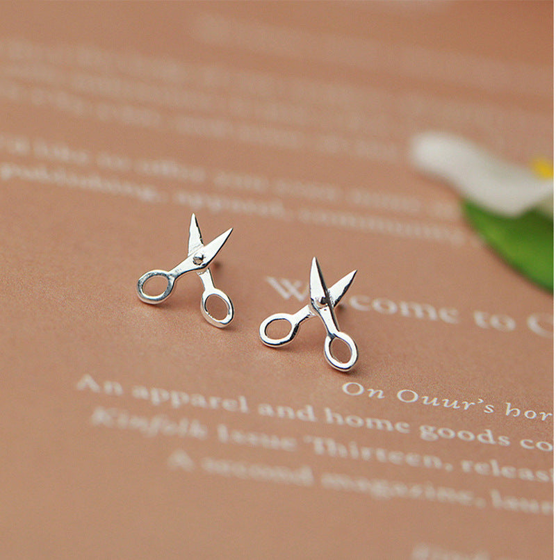 Cute Small Scissors Earring