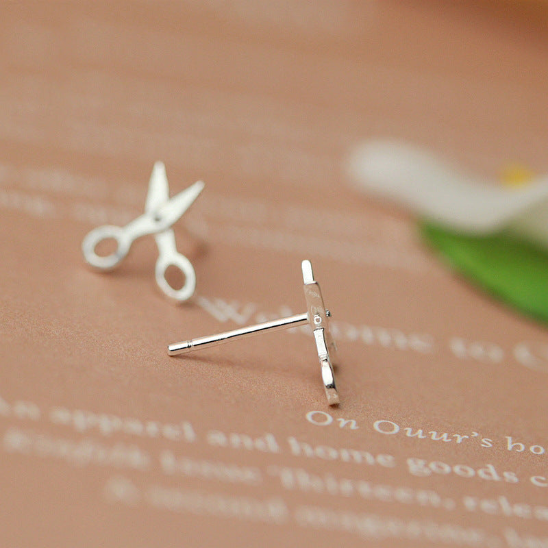 Cute Small Scissors Earring