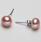 Simple Freshwater Pearl Earrings