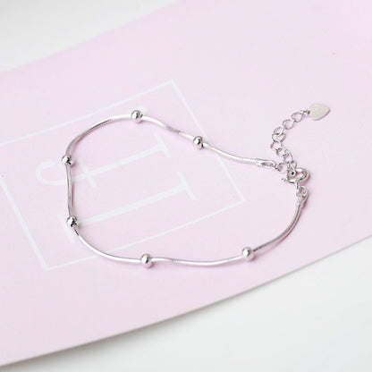 Silver Anklet Leg