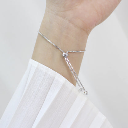 Sterling Silver Butterfly knot Bracelet