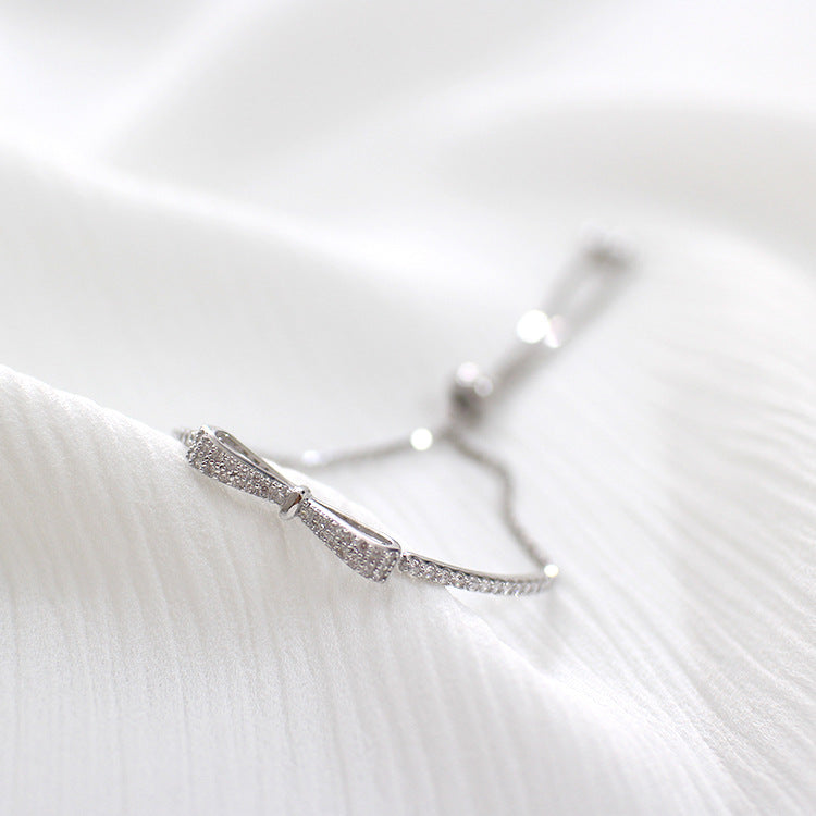 Sterling Silver Butterfly knot Bracelet