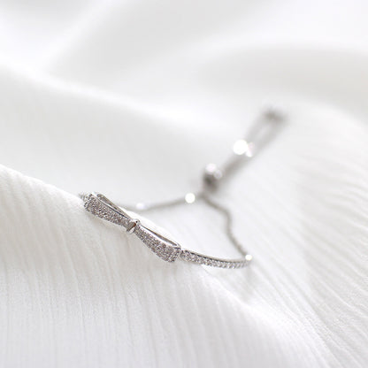 Sterling Silver Butterfly knot Bracelet