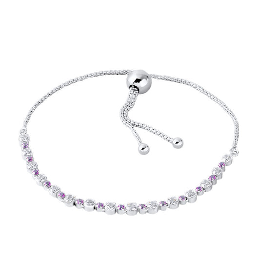 Bracelet Violet Ajustable