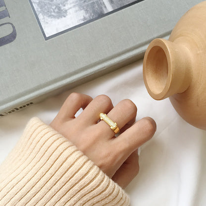 Golden simple ring