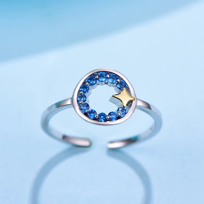 Bague Étoile Bleue