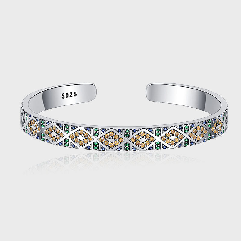 Adjustable Geometric Colored Bracelet